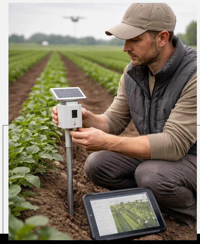 IoT мониторинг сельскохозяйственных полей и контроля в Екатеринбурге